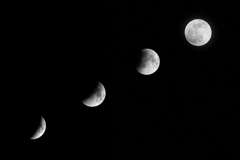 Moon Phases Wall Decals